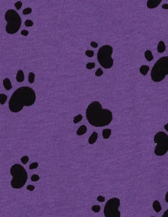 Baby Footed Paw Print Pajamas