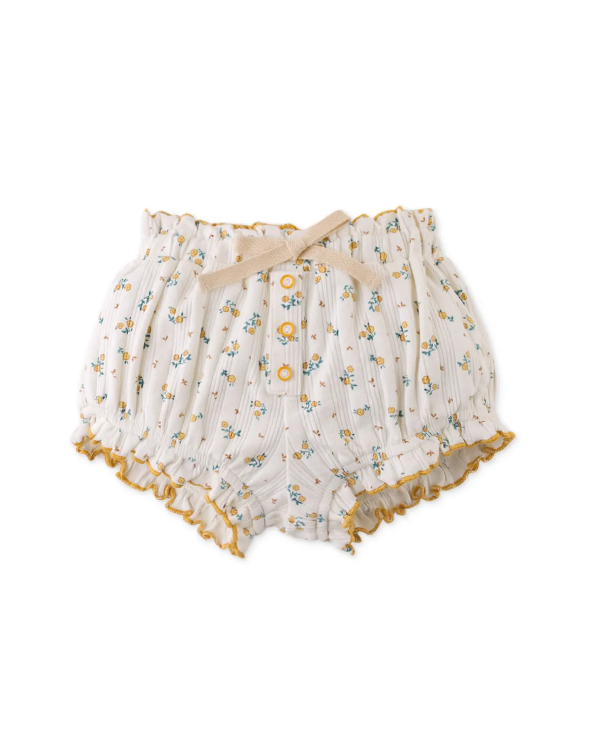 BABY GIRLS PRINTED BLOOMERS WITH BUTTONS