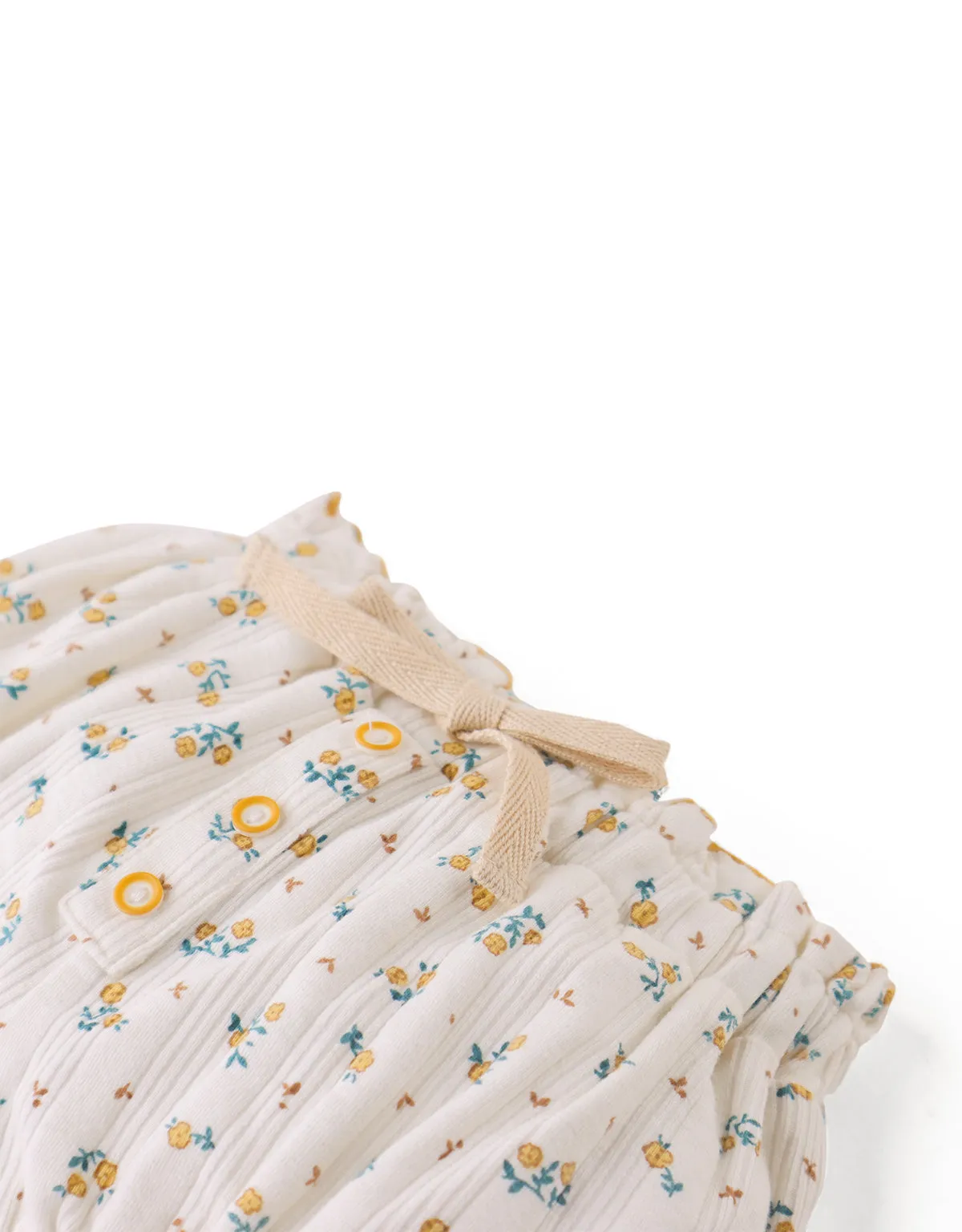 BABY GIRLS PRINTED BLOOMERS WITH BUTTONS