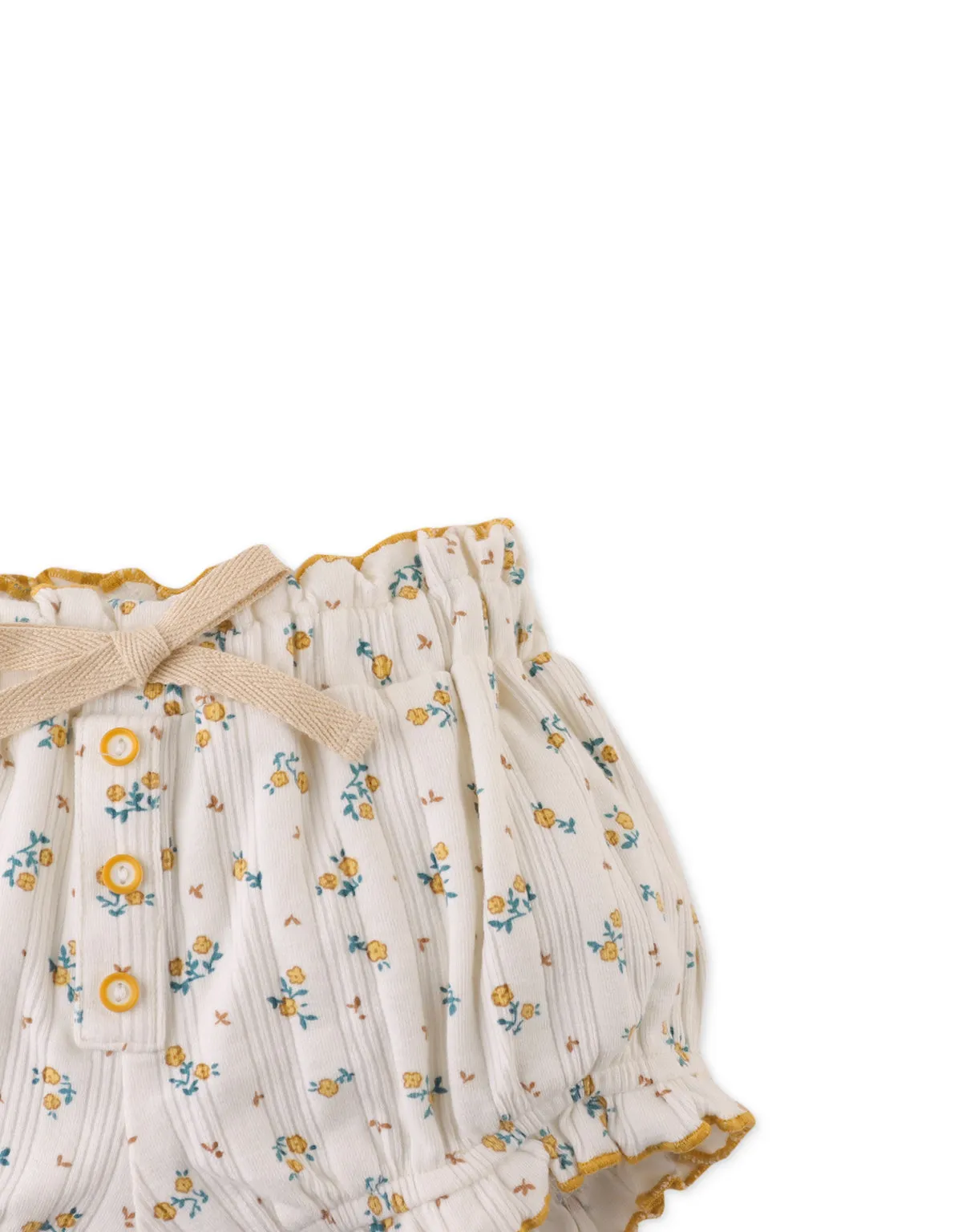 BABY GIRLS PRINTED BLOOMERS WITH BUTTONS