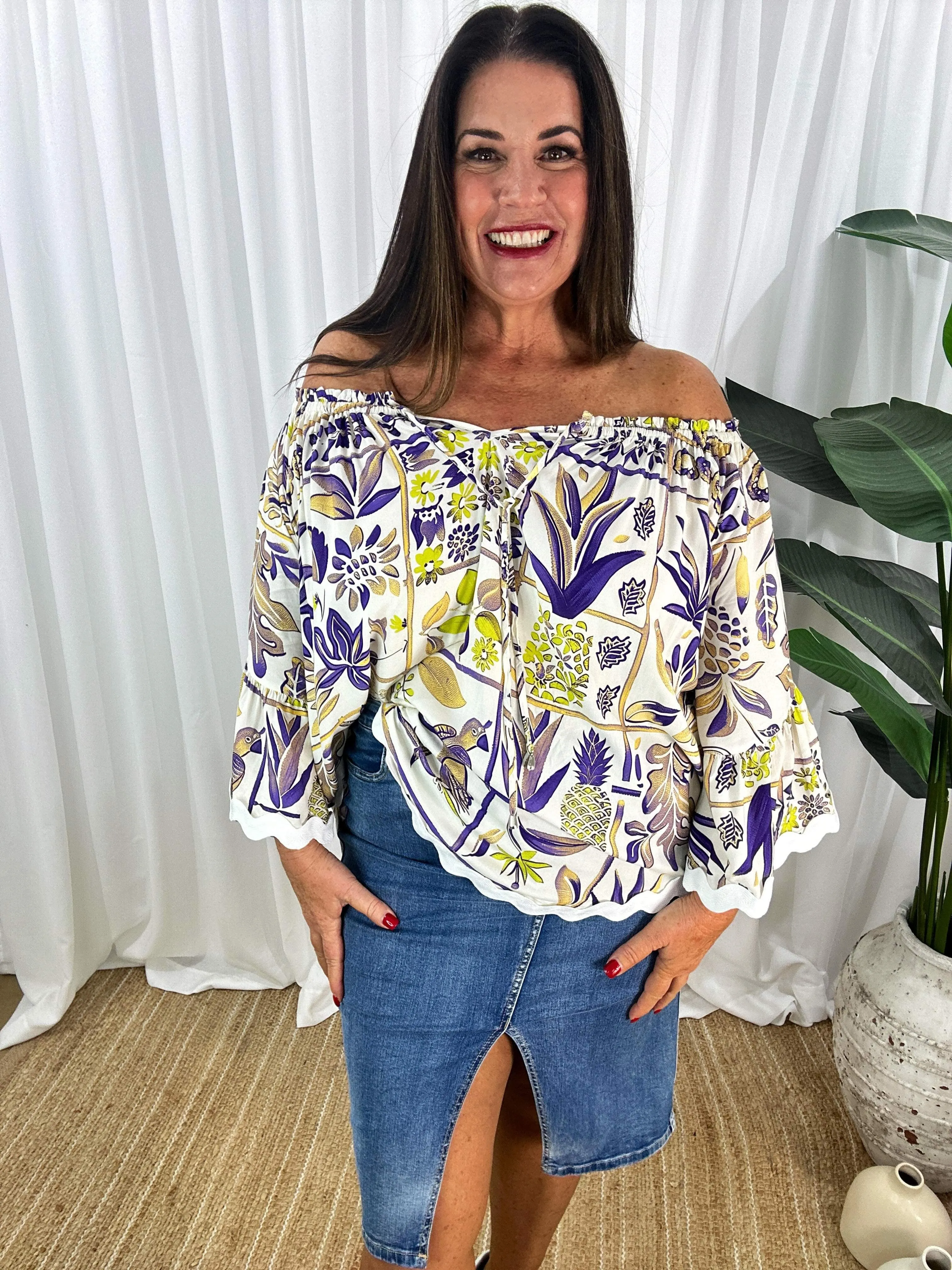 Bellbird Top - Purple