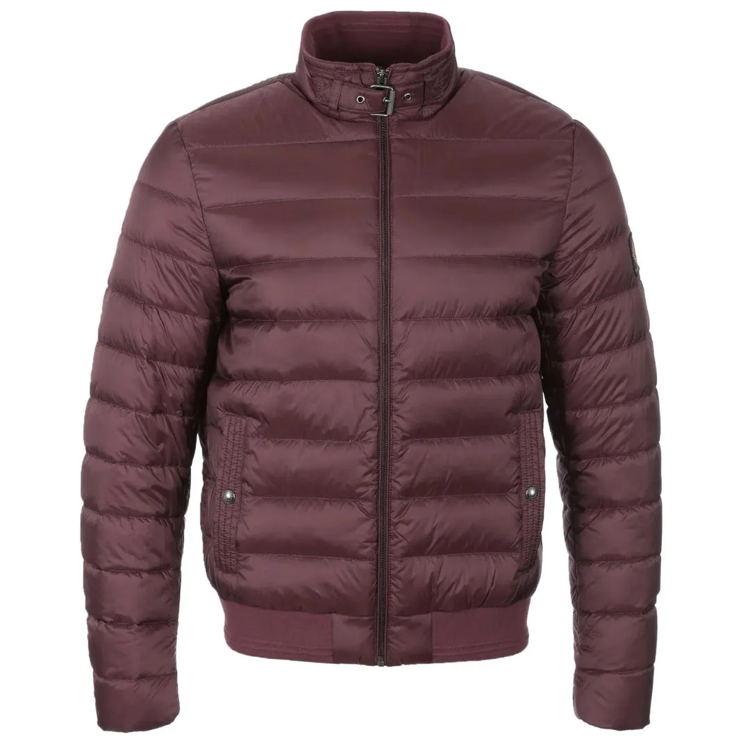 Belstaff Circuit Redwood Burgundy Down Jacket