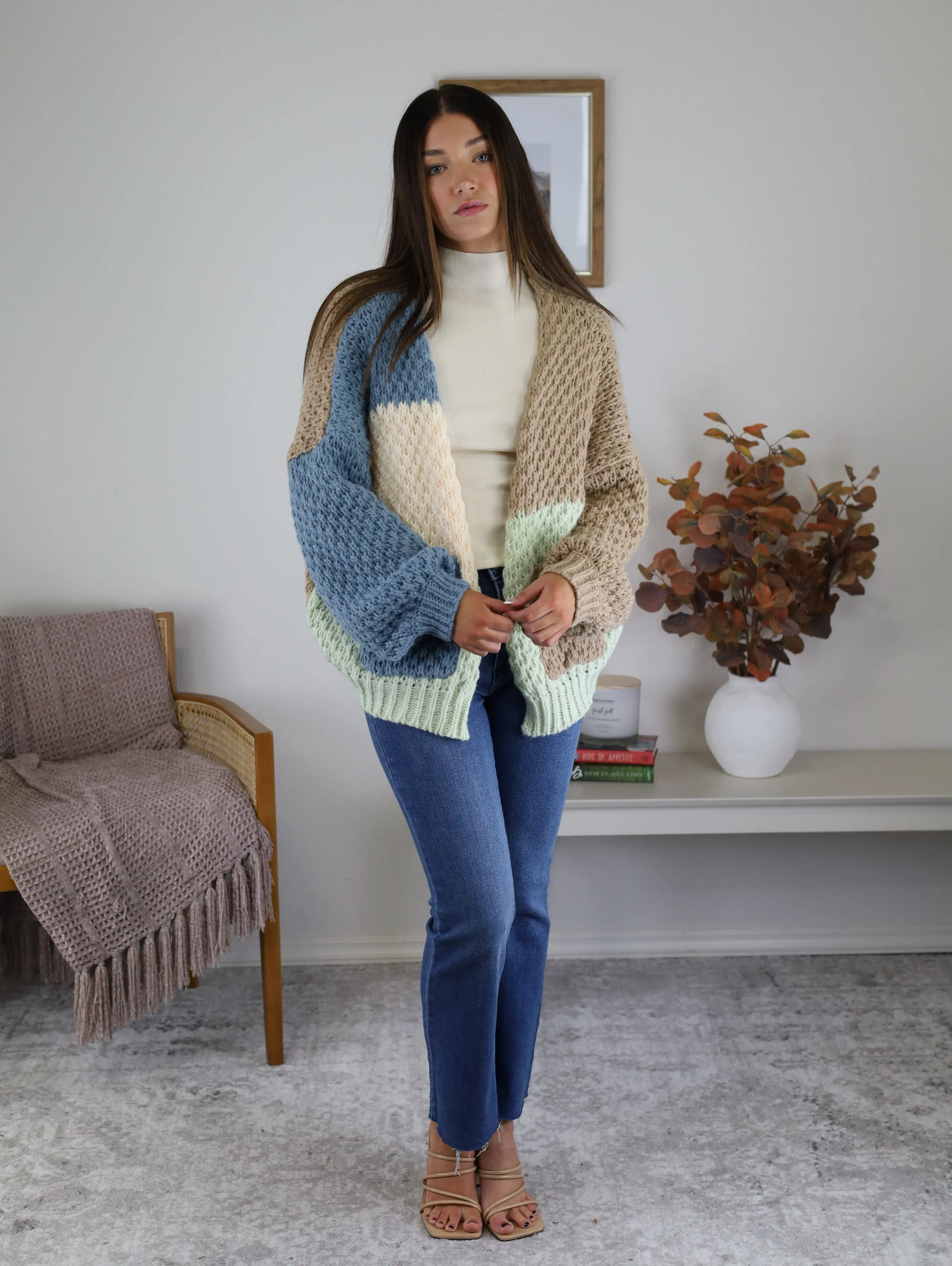 Billings Color Block Cardigan