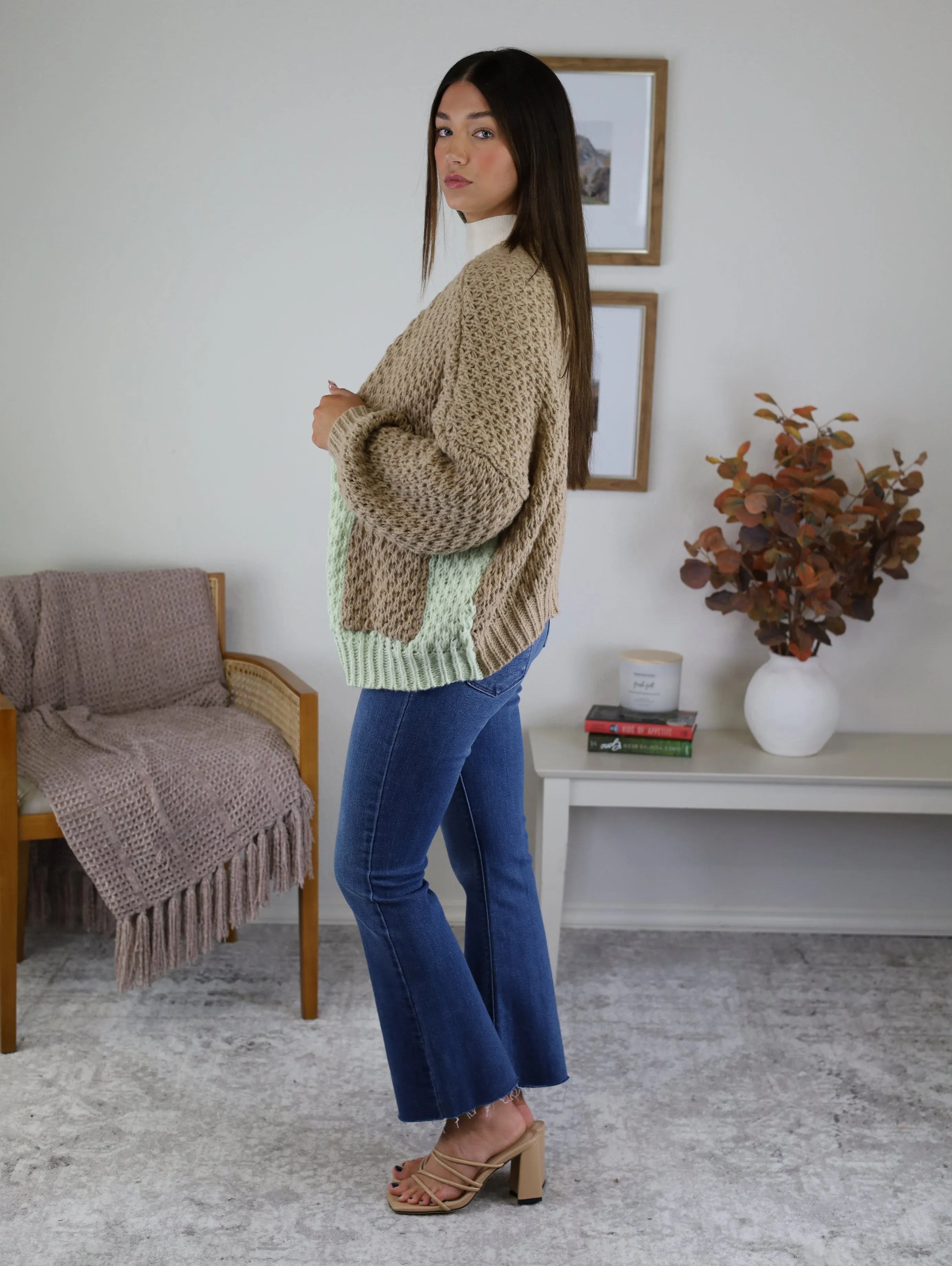 Billings Color Block Cardigan