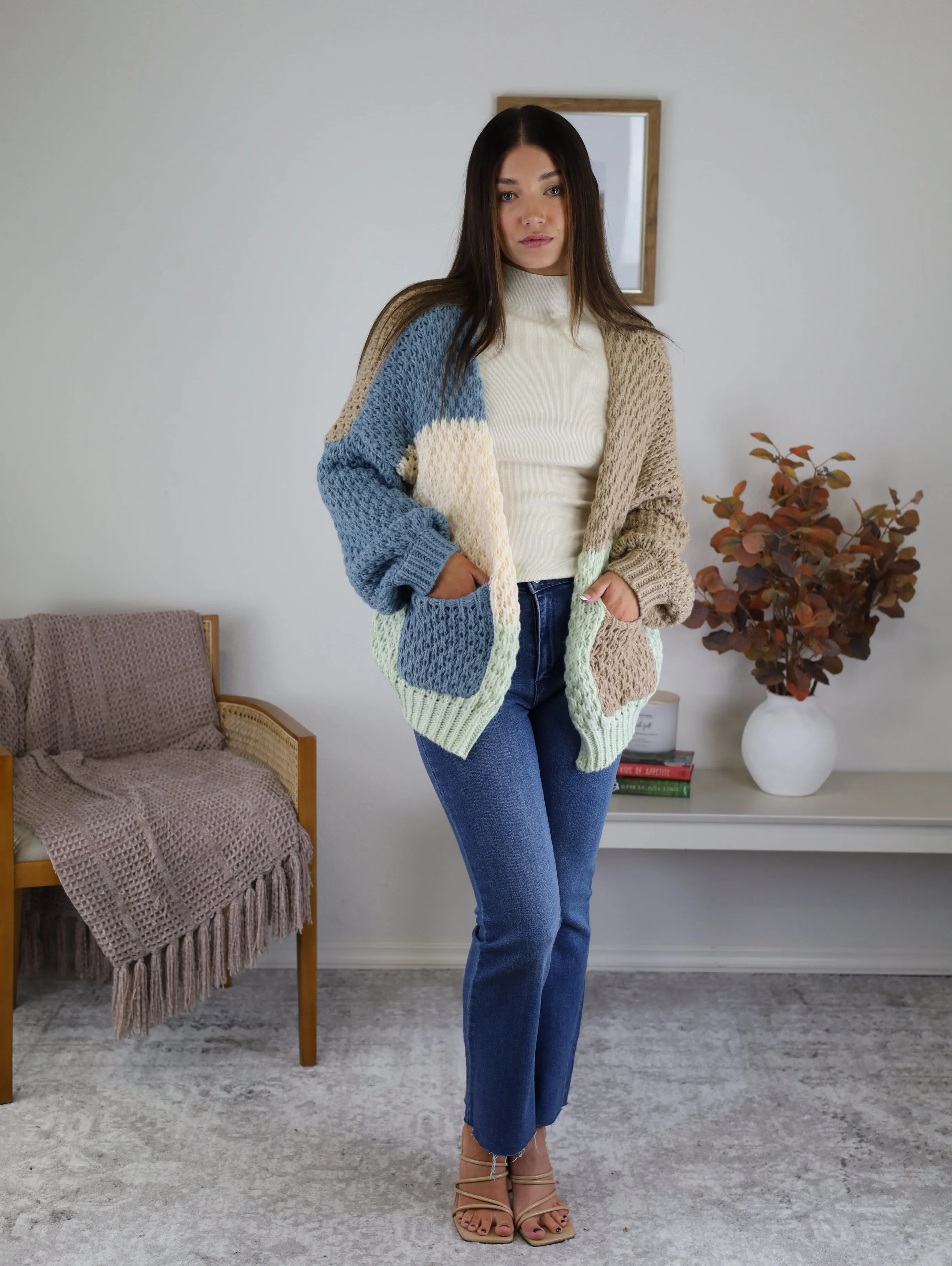 Billings Color Block Cardigan