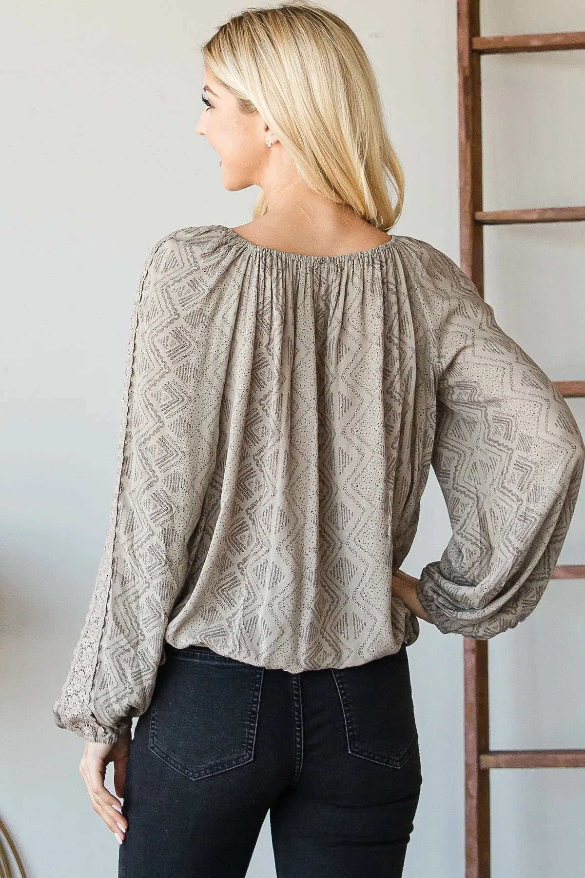 Boho Off the Shoulder Top