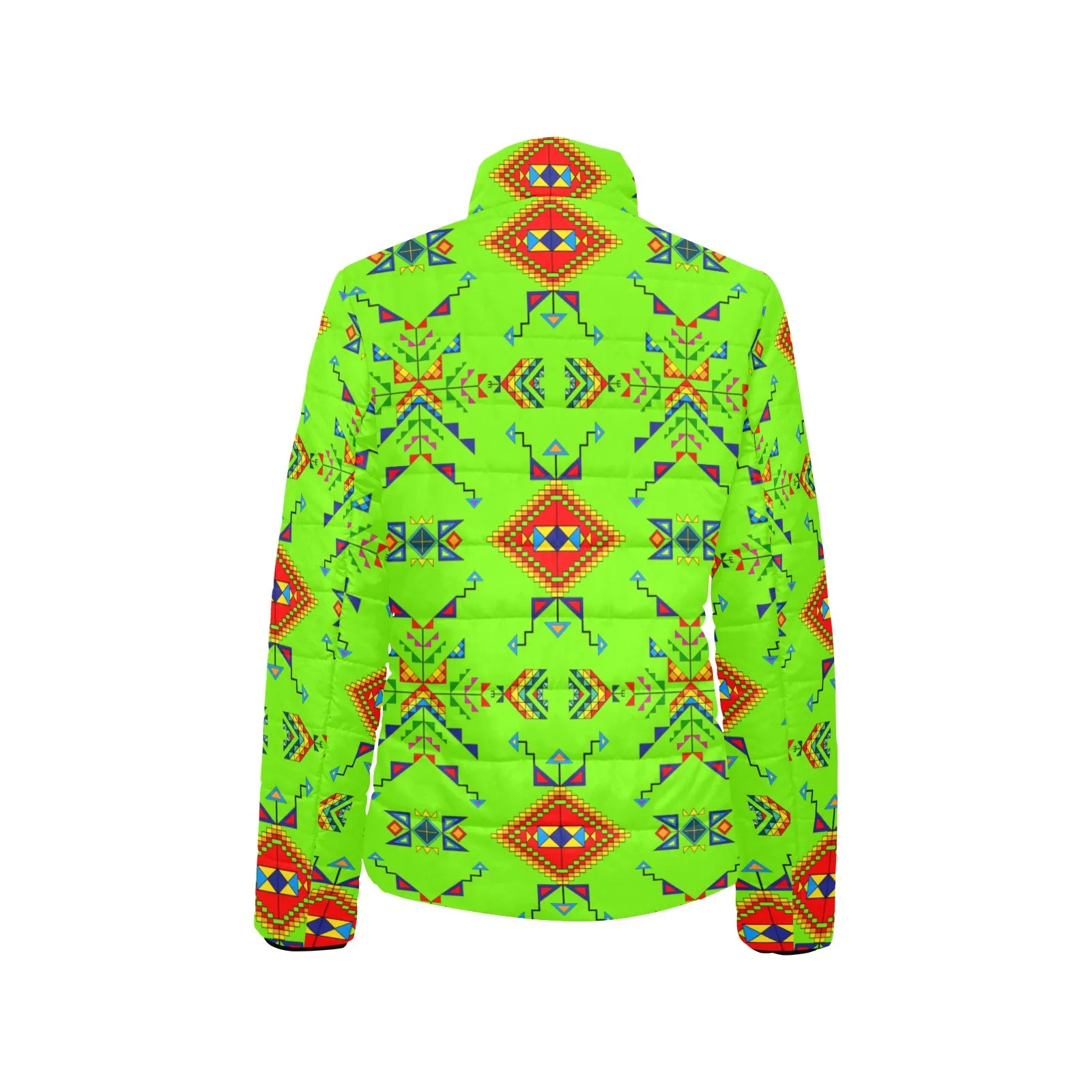 Buffalo Jump Neon Green Women's Padded Jacket