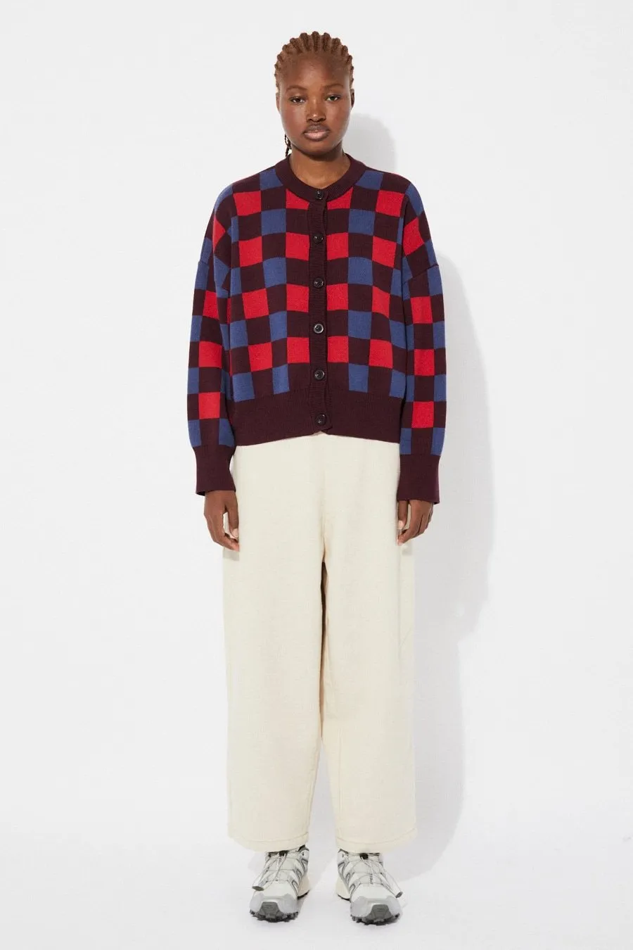 Calma Checkered Sweater