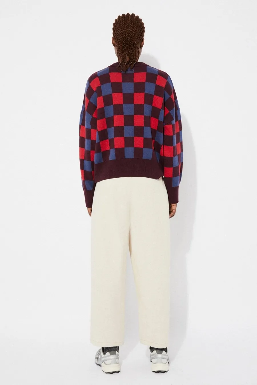 Calma Checkered Sweater