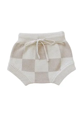 Checkered Knit Bloomers