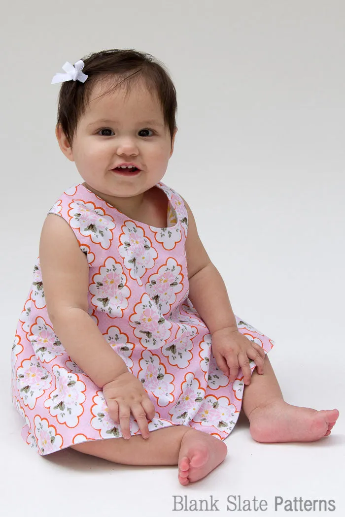 Criss Cross Pinafore Dress and Buttercup Bloomers