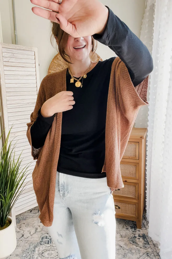 Dolman Open Cardigan