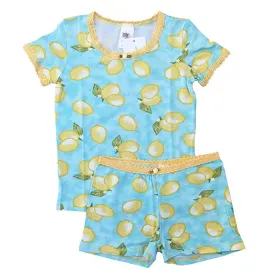 Esme Blue Lemon S/S Top & Boxer Set