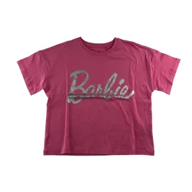 F&F t-shirt 9-10 years pink Barbie loose fit slightly cropped cotton