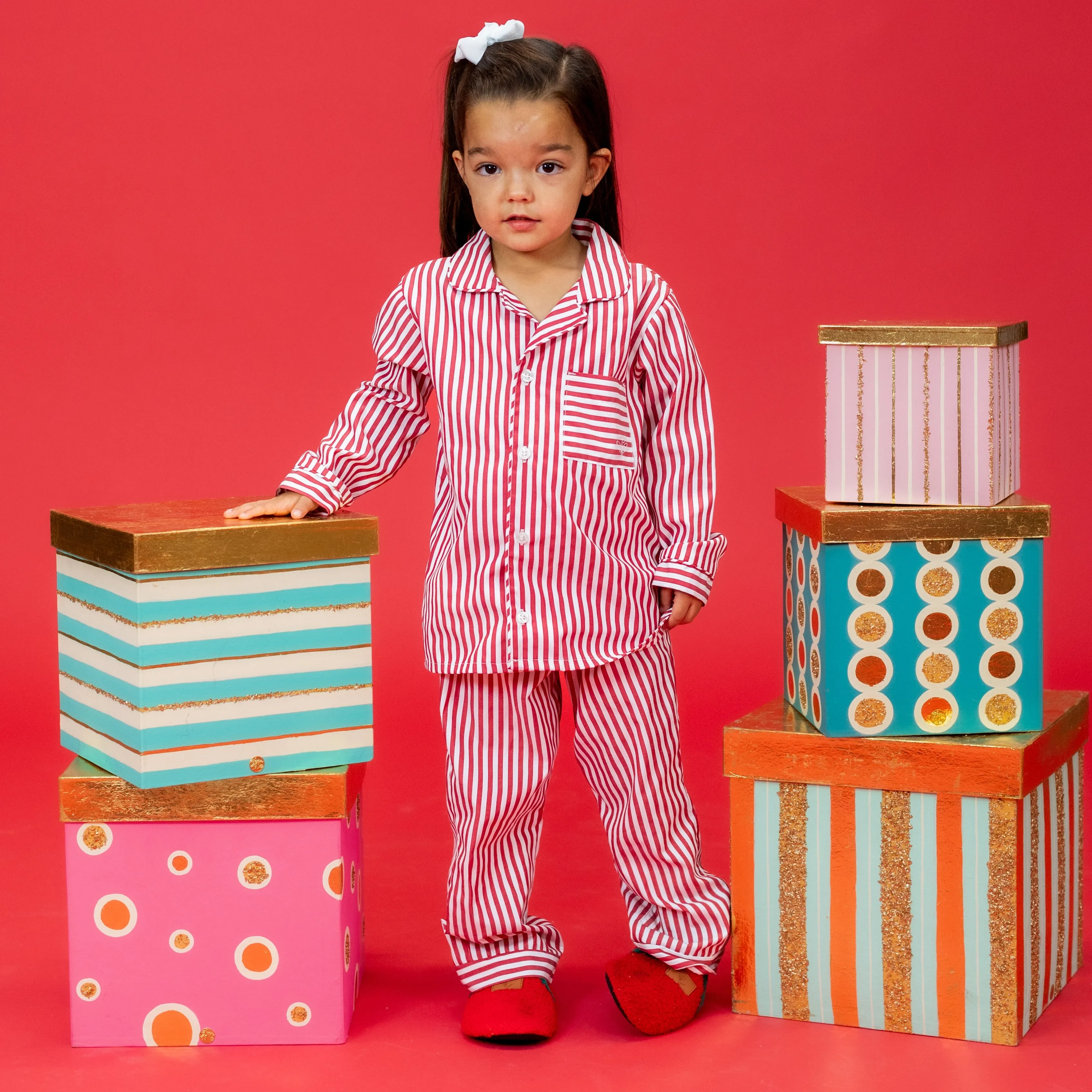 Finley Pajama Set - Candy Cane Stripe