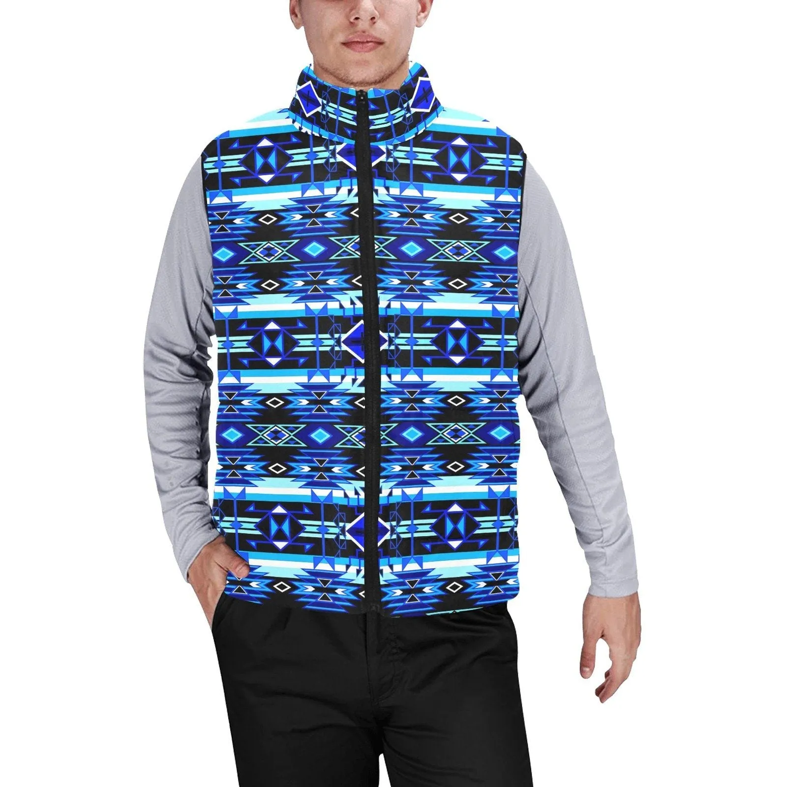 Force of Nature Winter Night Men's Padded Vest Jacket