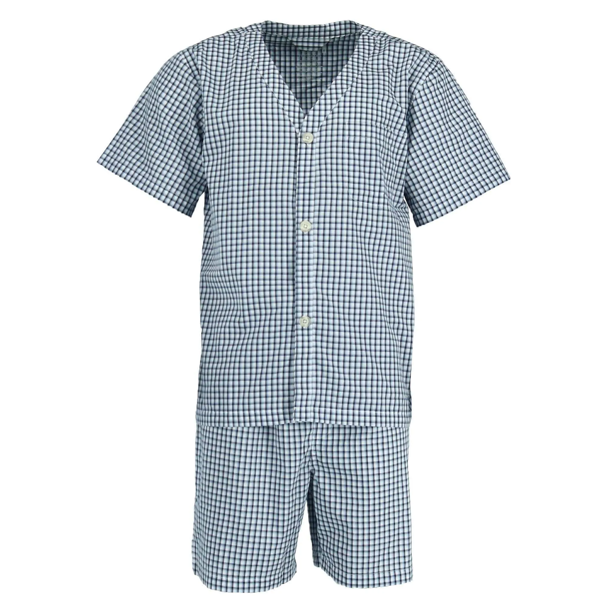 Fruit of the Loom Men's Big and Tall Short Sleeve Short Leg Pajamas