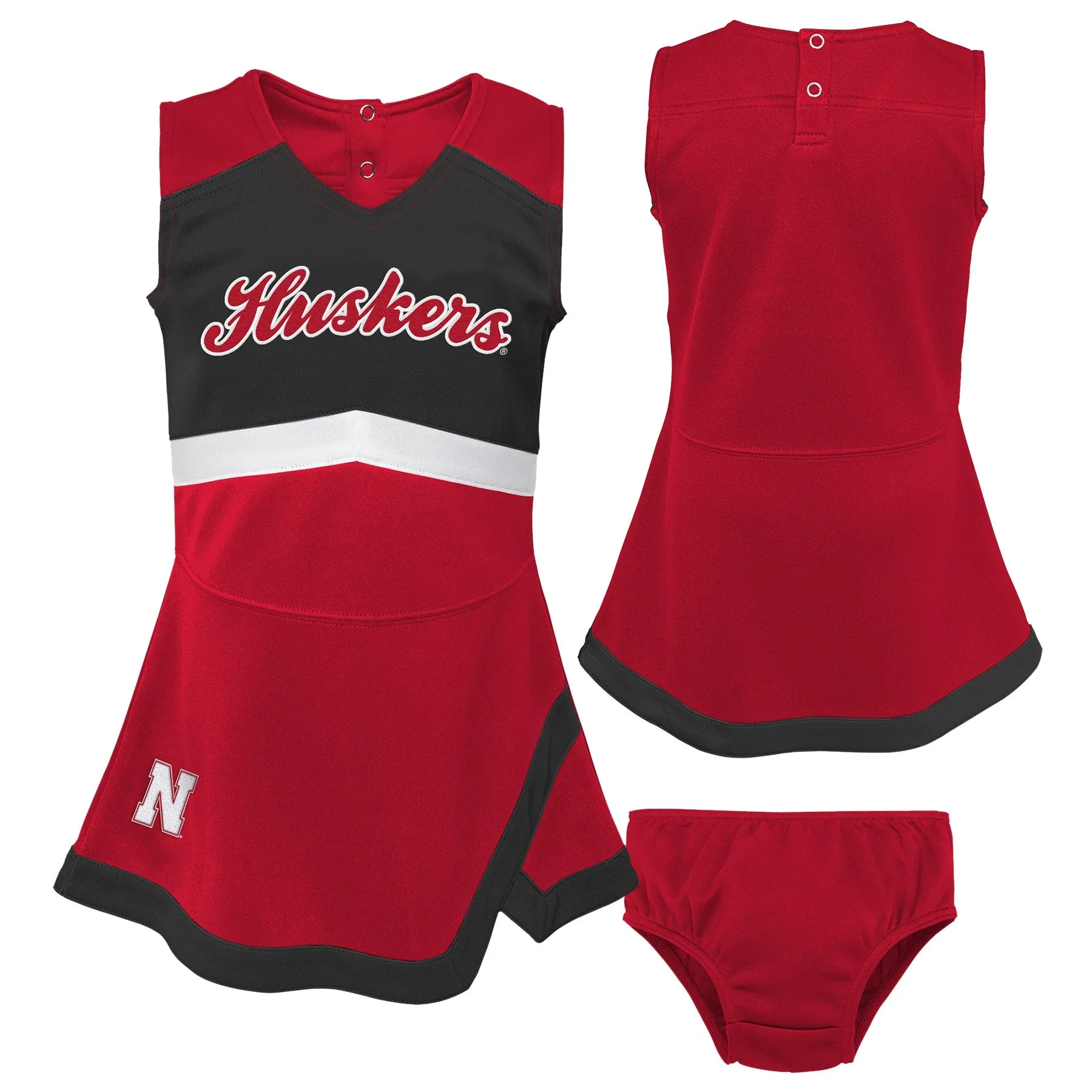 Girls' Nebraska Huskers Infant Cheer Captain Dress