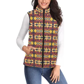 Golden Clouds Women's Padded Vest Jacket