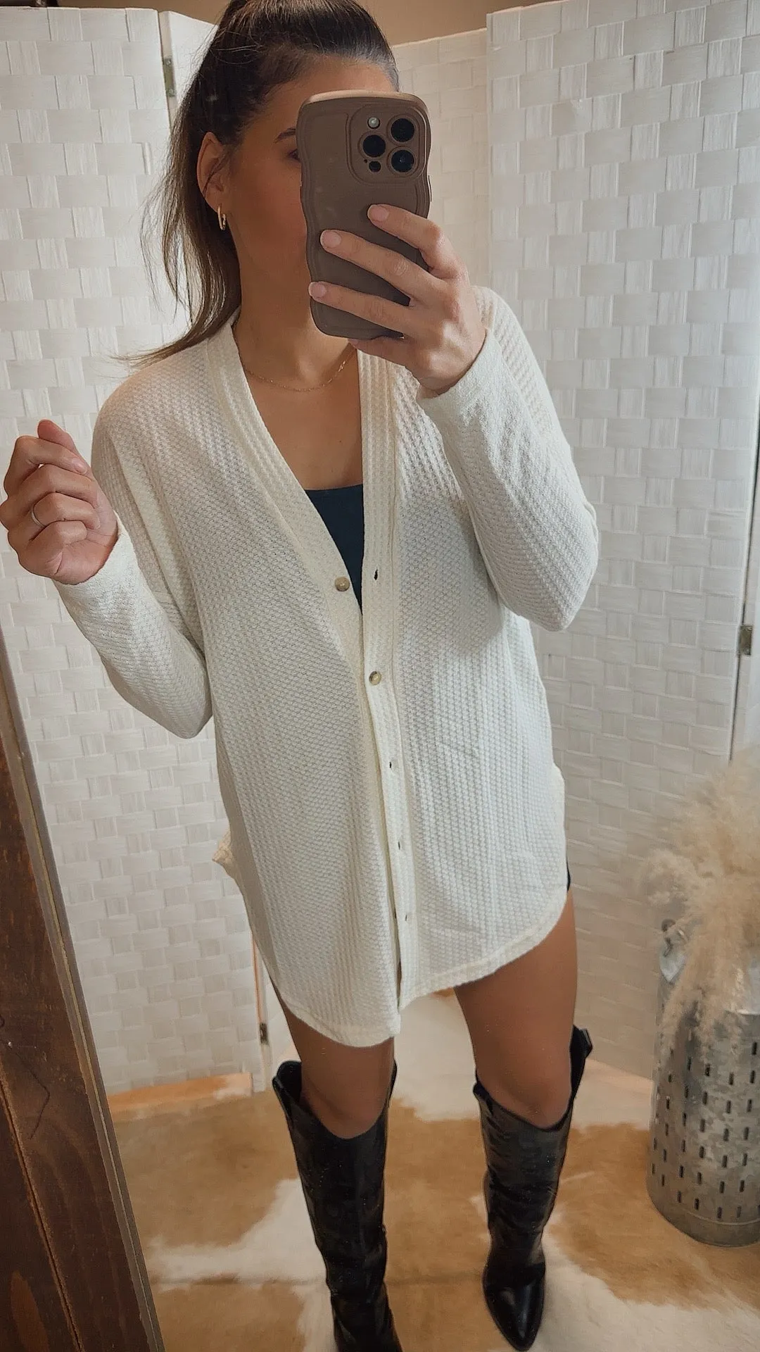 Greta Button Down Cardigan