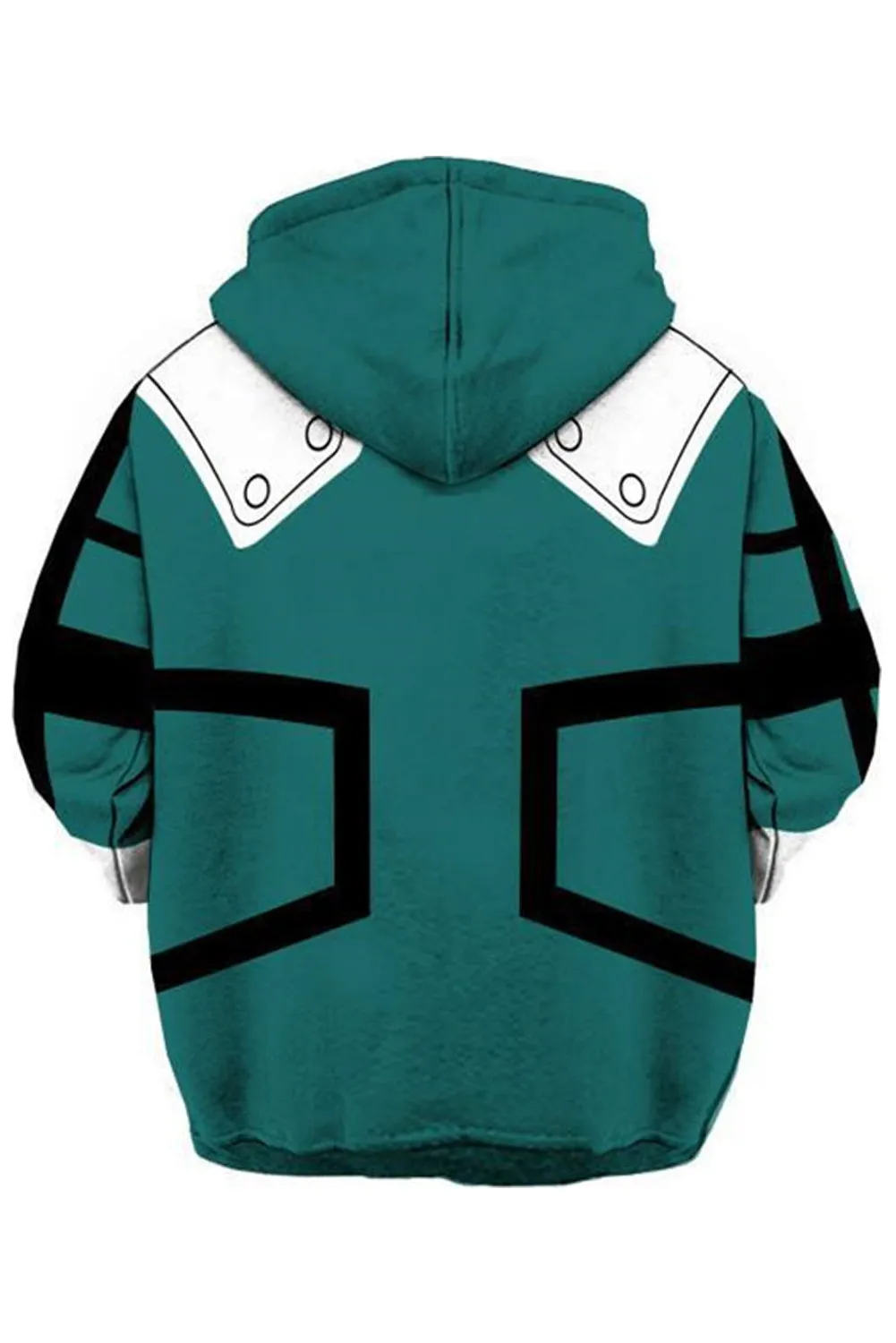 Hoodie Boku no Hero Izuku Midoriya Deku Pullover Sweatshirt Unisex