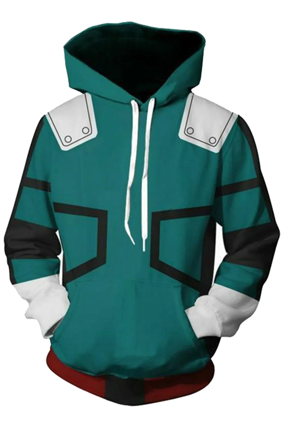 Hoodie Boku no Hero Izuku Midoriya Deku Pullover Sweatshirt Unisex