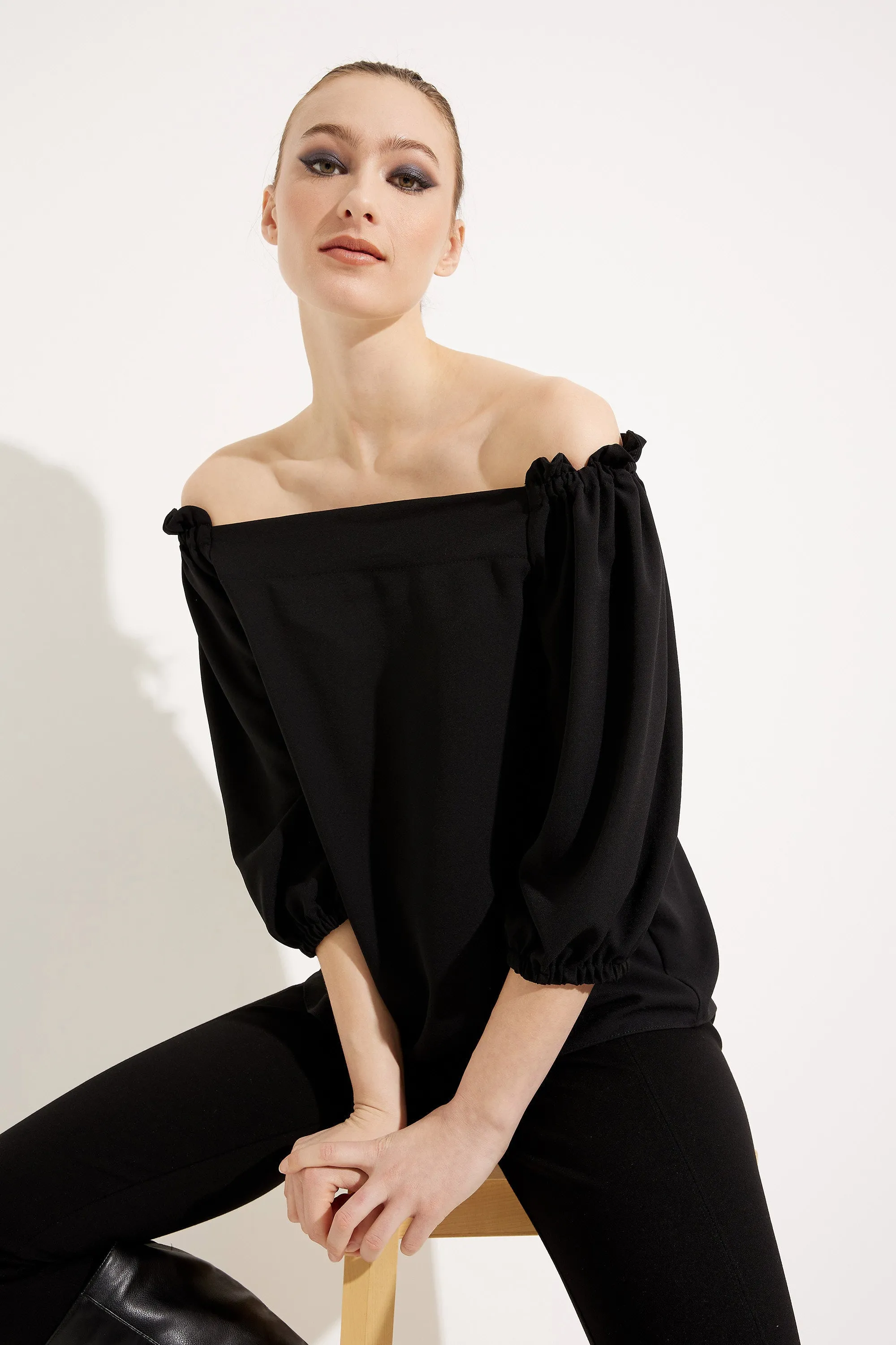 Joseph Ribkoff Sale, 232181 Off The Shoulder Top