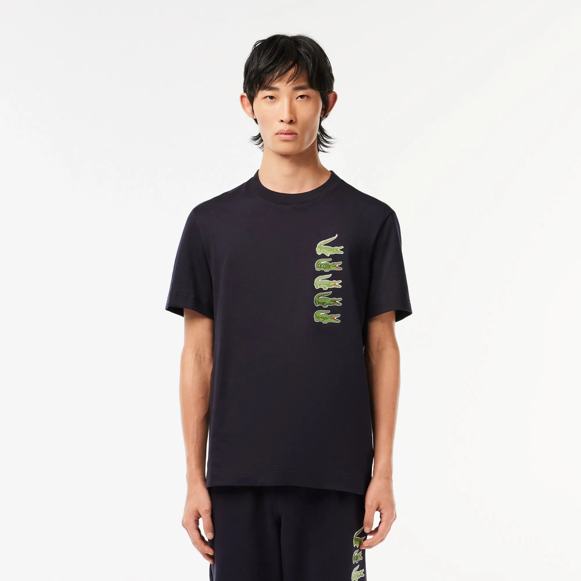 LACOSTE Men's Regular Fit Iconic Croc T-Shirt