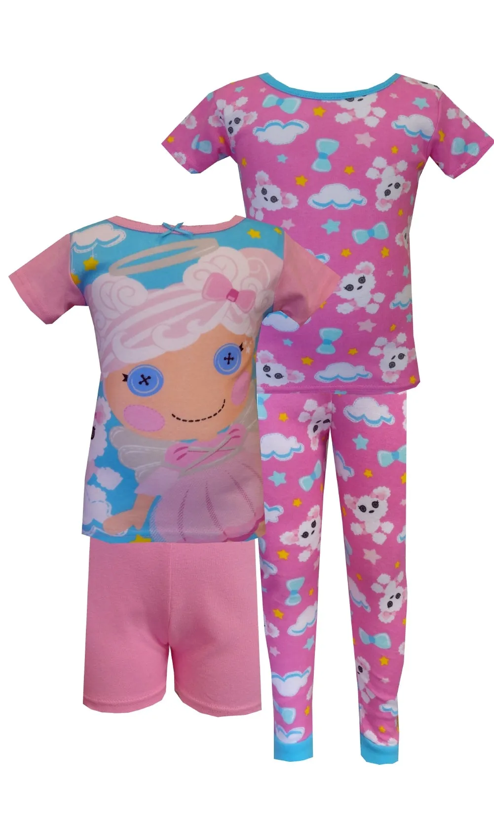 Lalaloopsy Cloud E. Sky & Puffy Poodle 4 Piece PJ Set