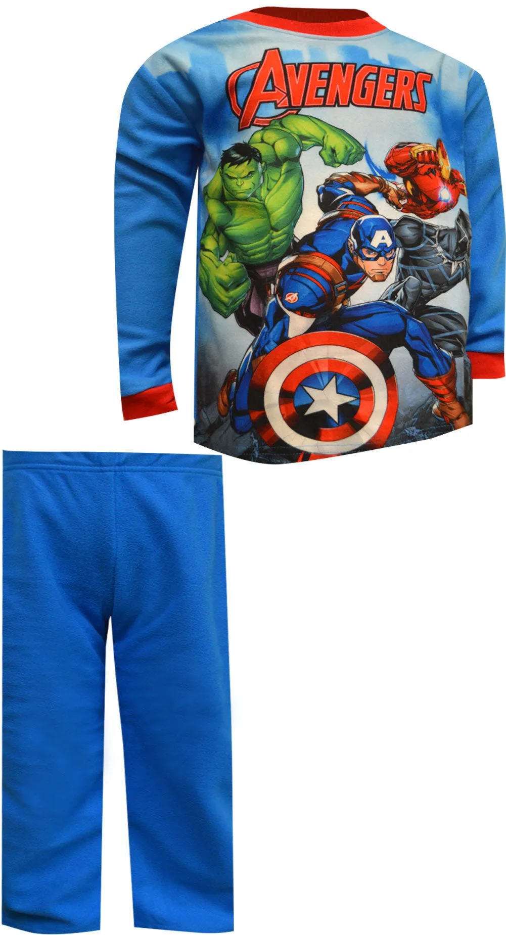 Marvel Comics The Avengers Action Ready Fleece Pajamas