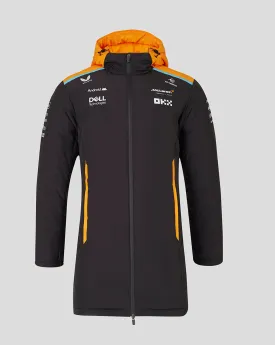 McLaren jacket, Castore, team, longline padded, gray, 2024