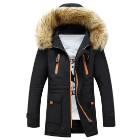 Men's Cotton Winter Trend Down Cotton Pad Thick Jacket