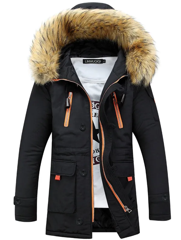 Men's Cotton Winter Trend Down Cotton Pad Thick Jacket