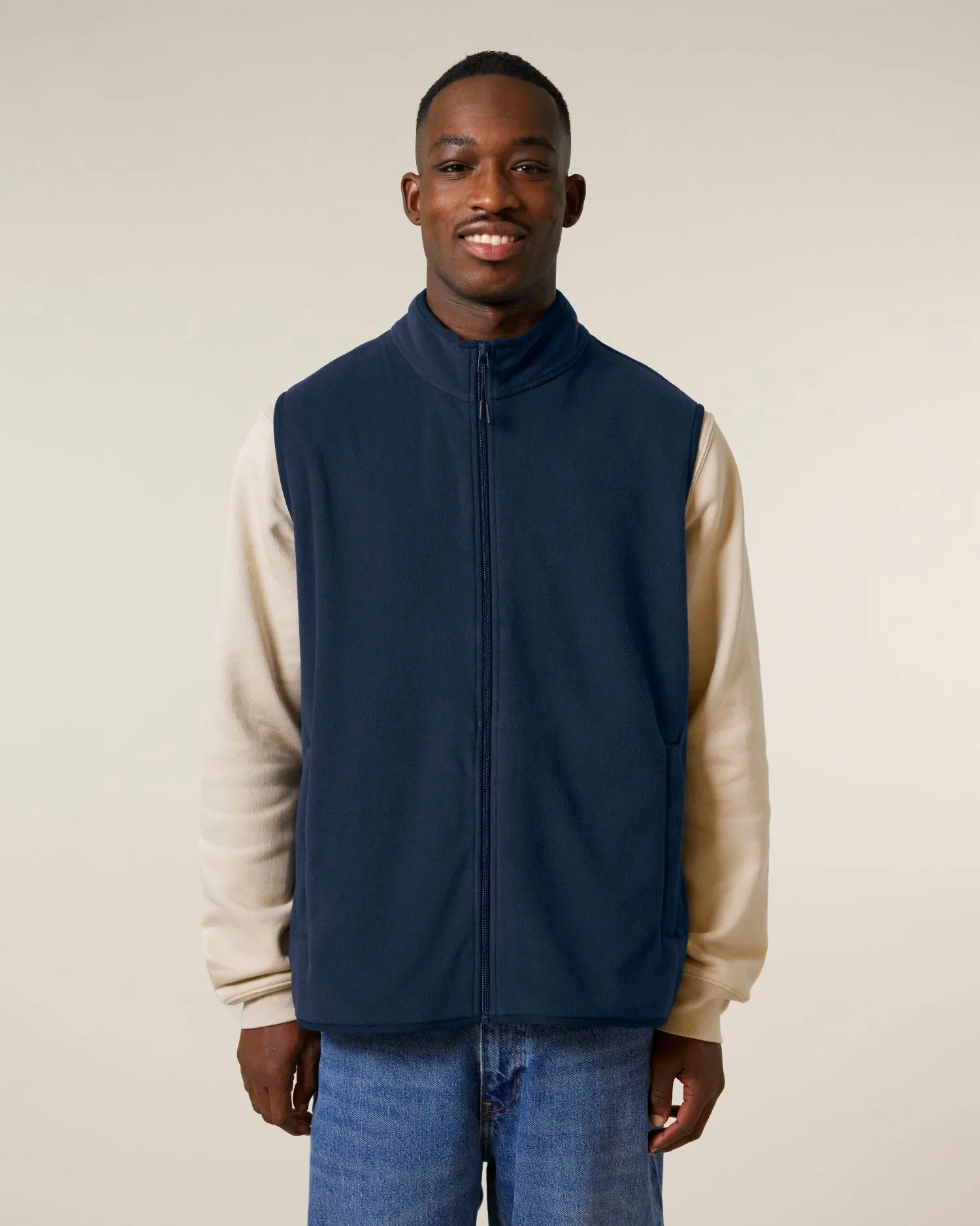 Men’s Recycled Sleeveless Fleece Jacket | Stanley Quester STJM240