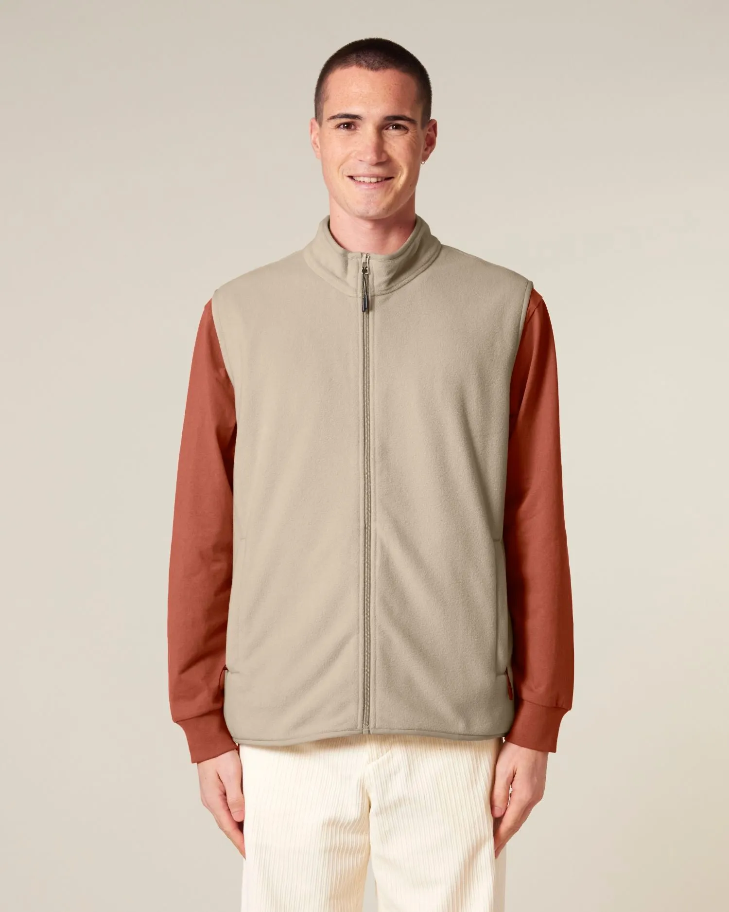 Men’s Recycled Sleeveless Fleece Jacket | Stanley Quester STJM240