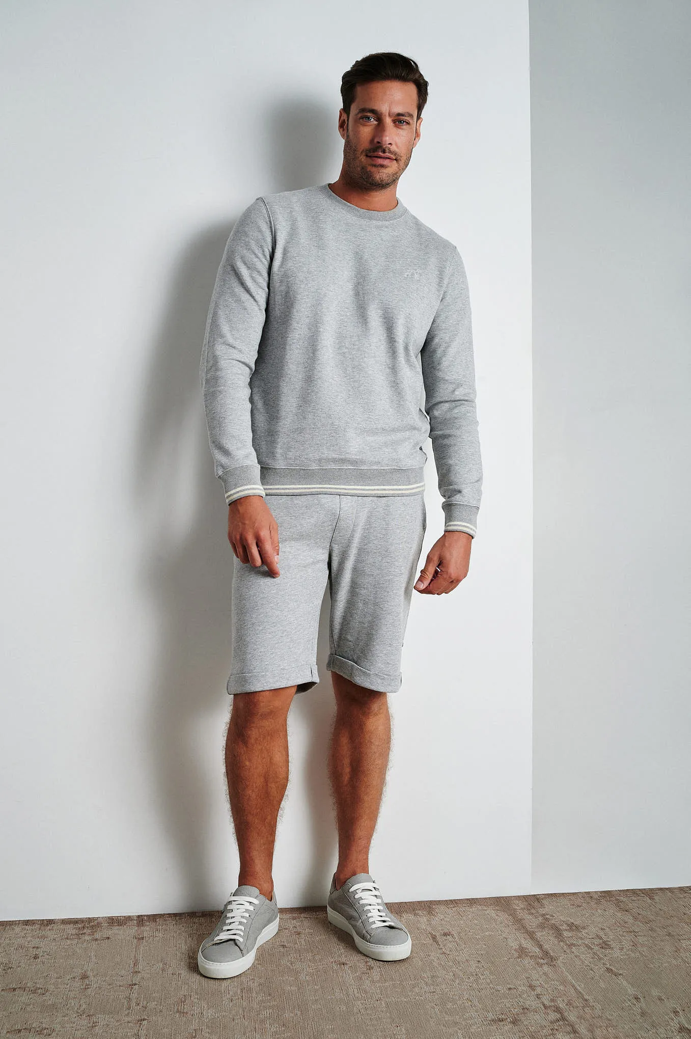 Men's sportswear shorts from organic cotton capsule collection