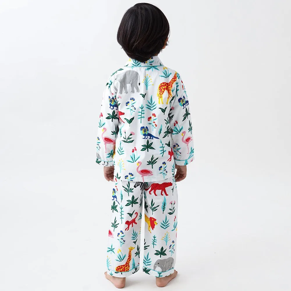 Organic Serengeti Pajama Set For Kids