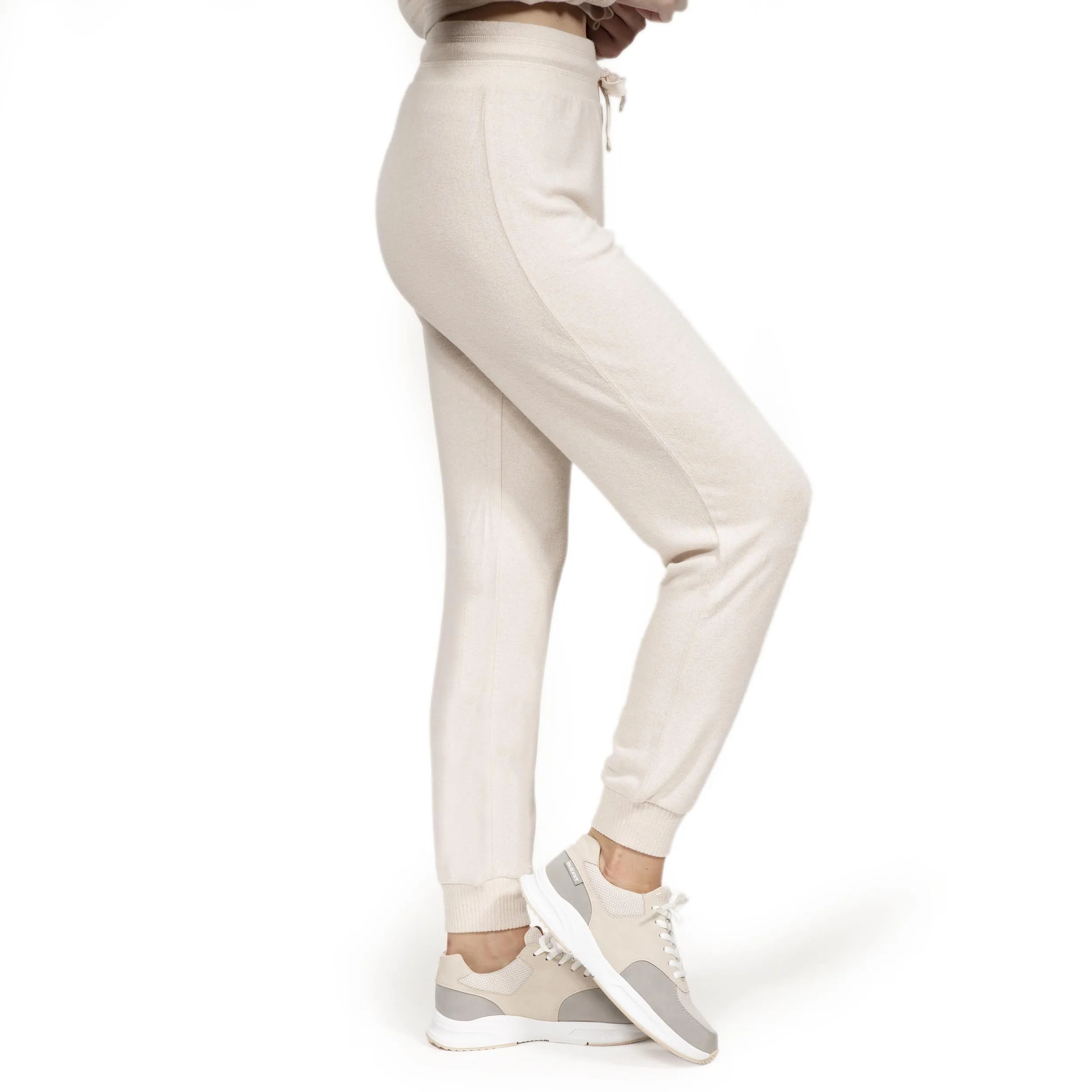 Pantalon jogger Femme Beige