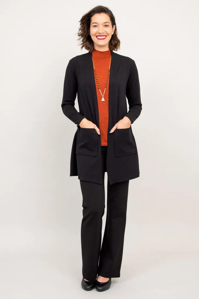 Pauline Jacket, Black, Bamboo