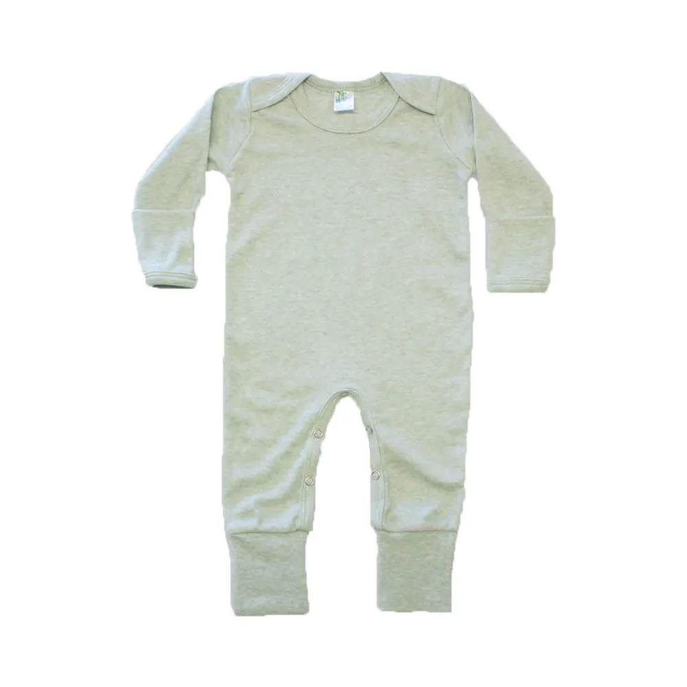 Personalized Baby Leighton Footed Pajamas with Fold Over Mittens