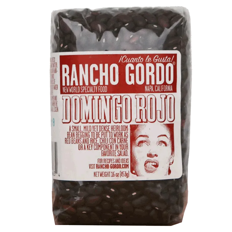 Rancho Gordo - 'Domingo Rojo' Heirloom Beans (16OZ)