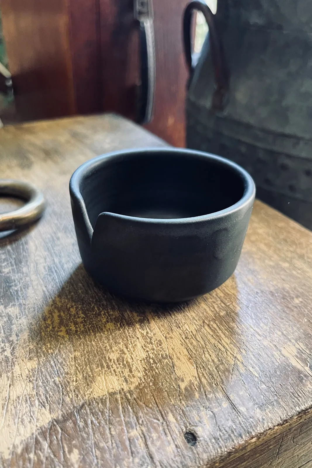 Round Ashtray Small Black