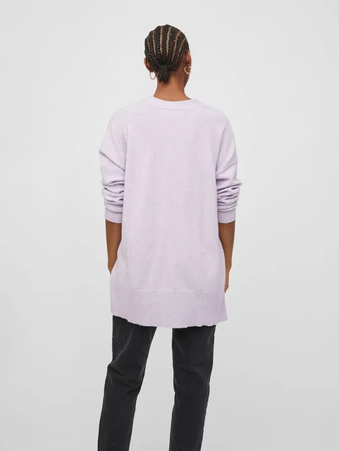 Sienna Oversized Cardigan (Lilac)