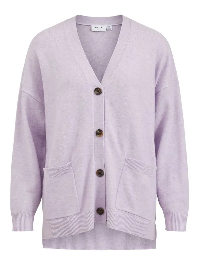 Sienna Oversized Cardigan (Lilac)