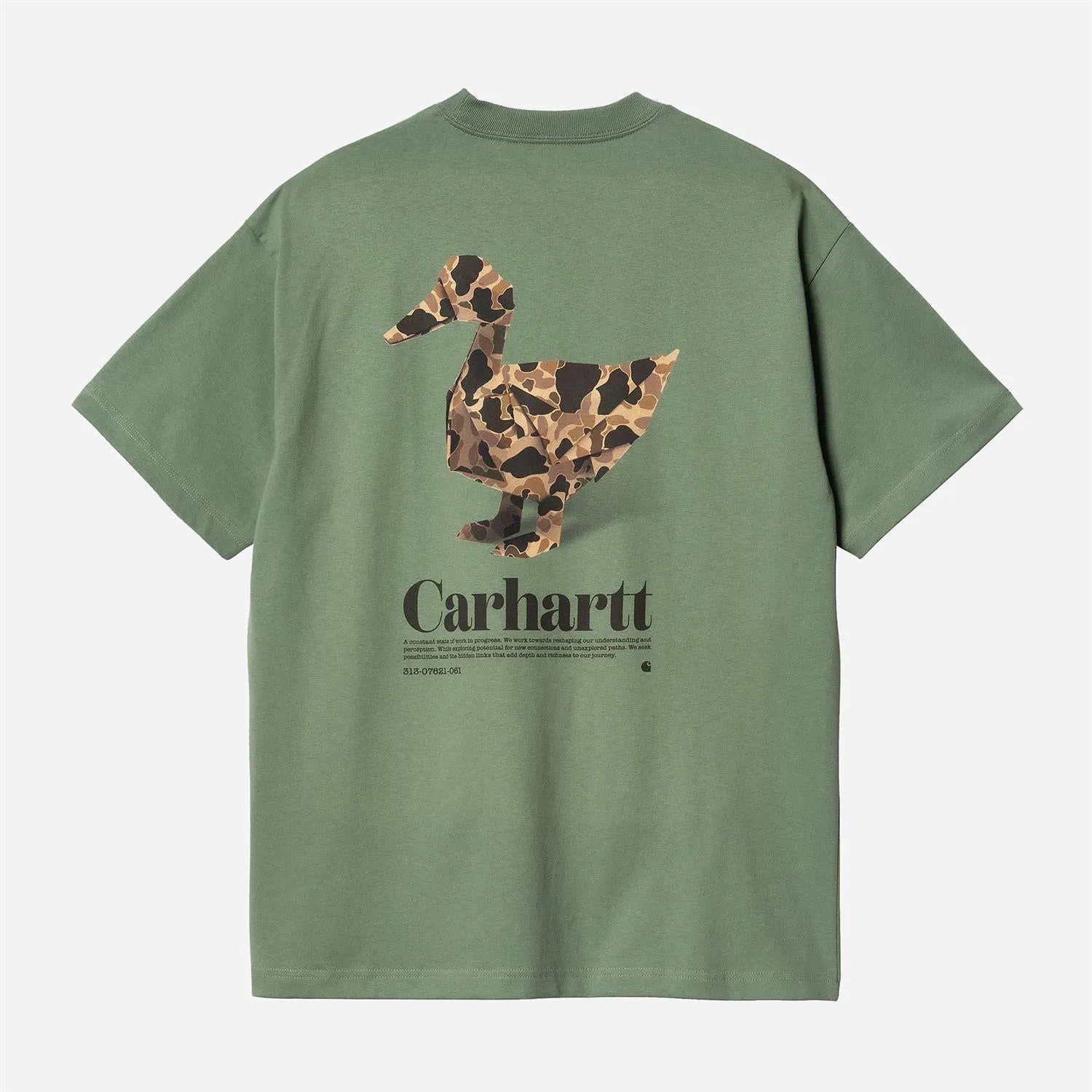 S/S Fold Duck T-Shirt - Duck Green