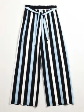 Striped Wide Leg Pants