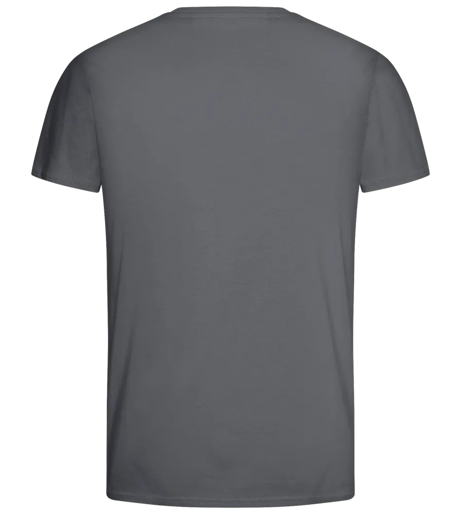 Summertime Design - Basic men's fitted t-shirt