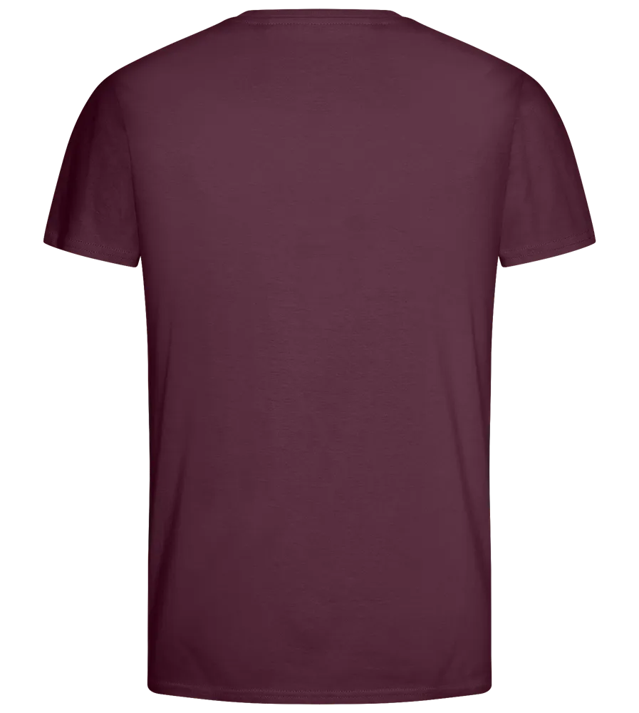 Summertime Design - Basic men's fitted t-shirt