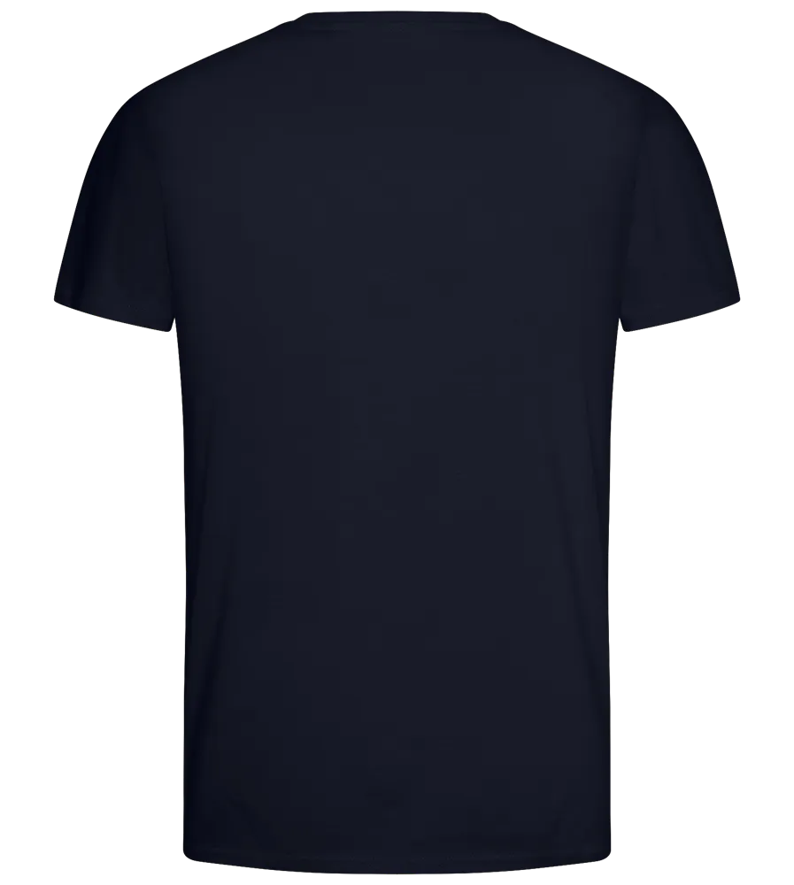 Summertime Design - Basic men's fitted t-shirt