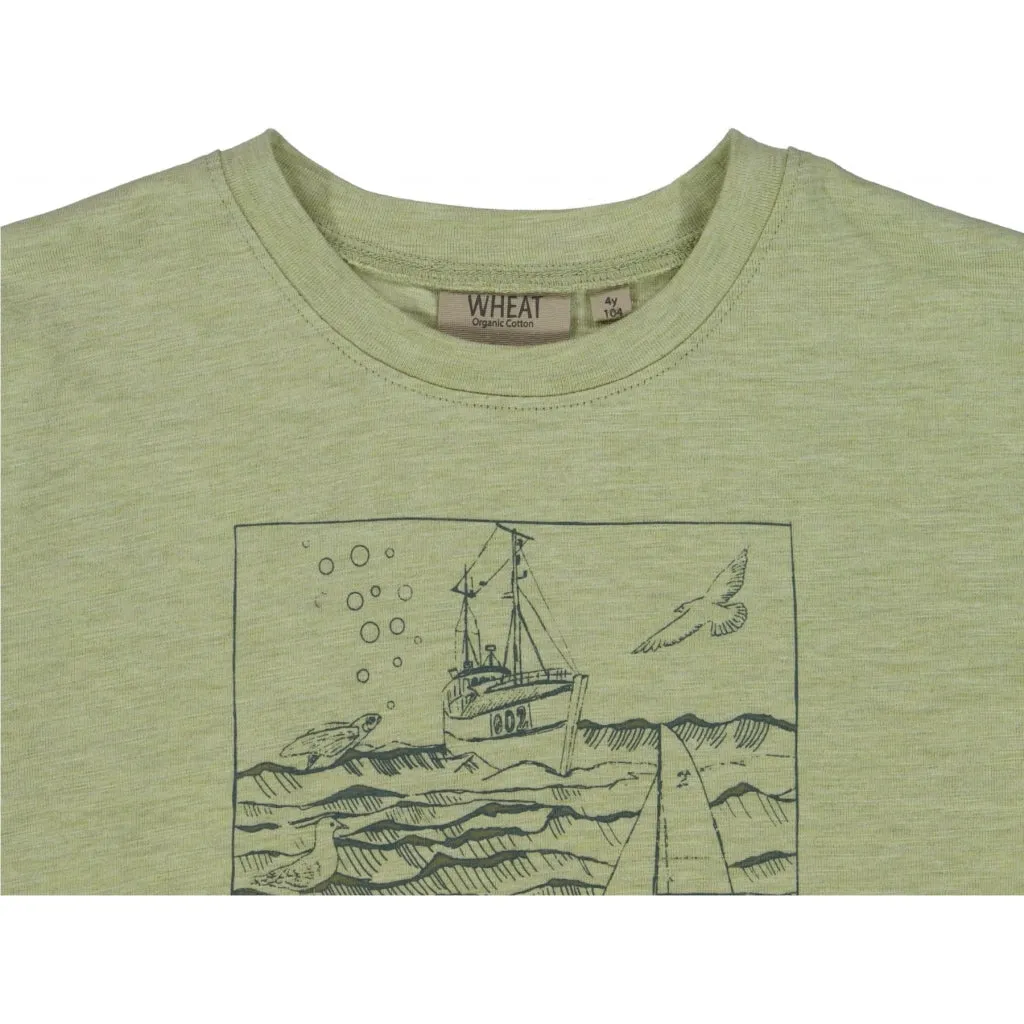 T-Shirt Sea Life - tidal foam melange